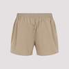 MIU MIU Cotton Shorts - Khaki - Thumbnail 4