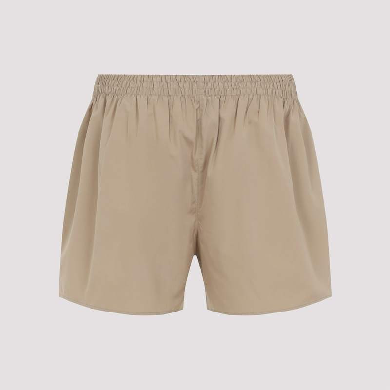 MIU MIU Cotton Shorts - Khaki