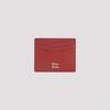 MIU MIU Calf Leather Card Case - Red - Thumbnail 3