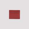 MIU MIU Calf Leather Card Case - Red - Thumbnail 4