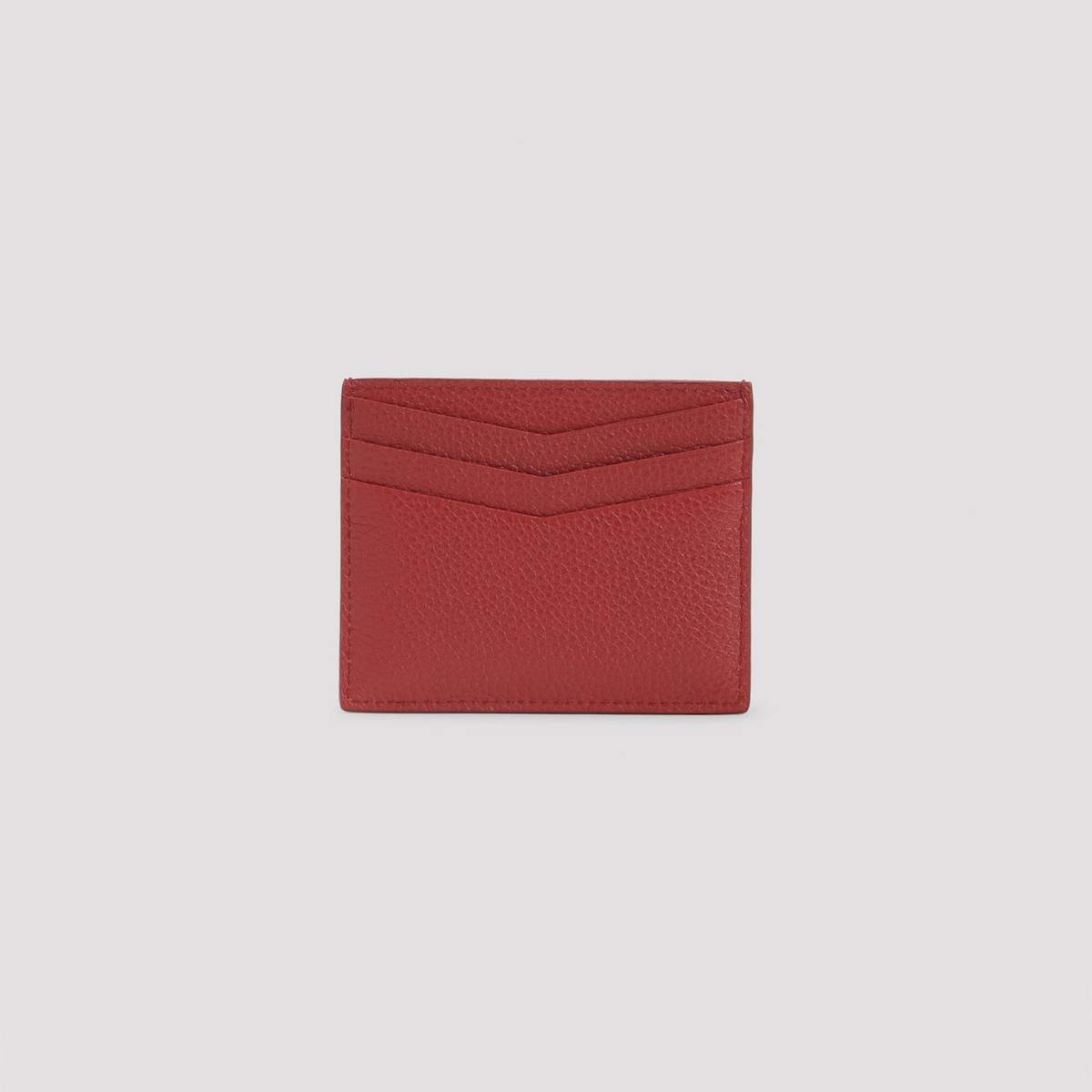 MIU MIU Calf Leather Card Case - Red - Image 4 of 5