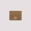 MIU MIU Lamb Leather Cardholder - L Caramel - Thumbnail 3