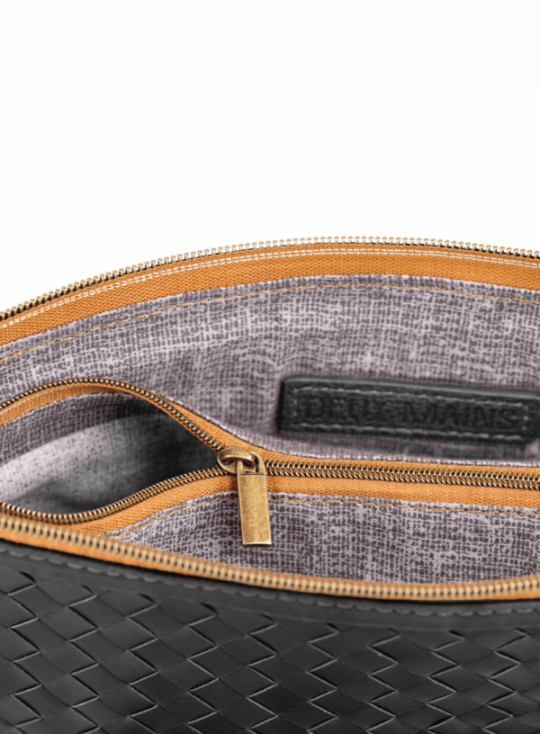 Deux Mains Woven Crossbody Bag