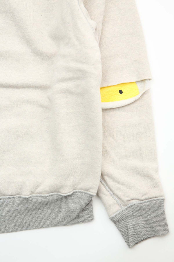 Kapital Knit Rev Elbow Rip Hoodie (Profile Rainbowy)