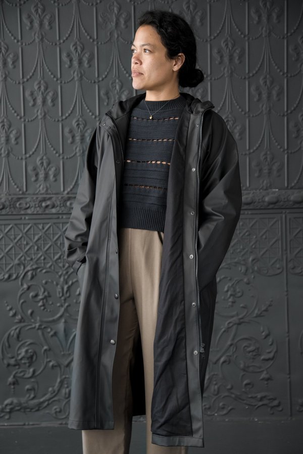 muji raincoat