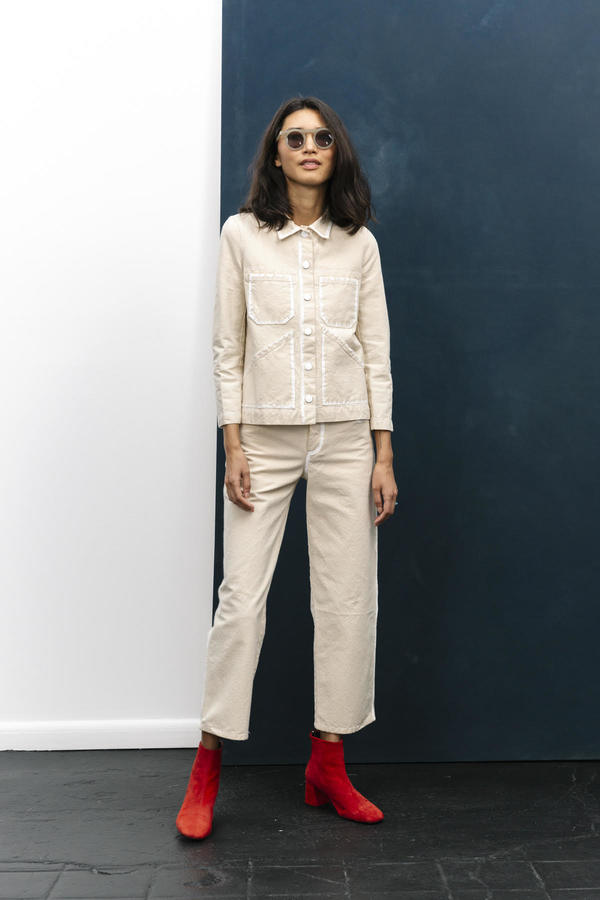 Carleen Relaxed Jeans - Primed Canvas