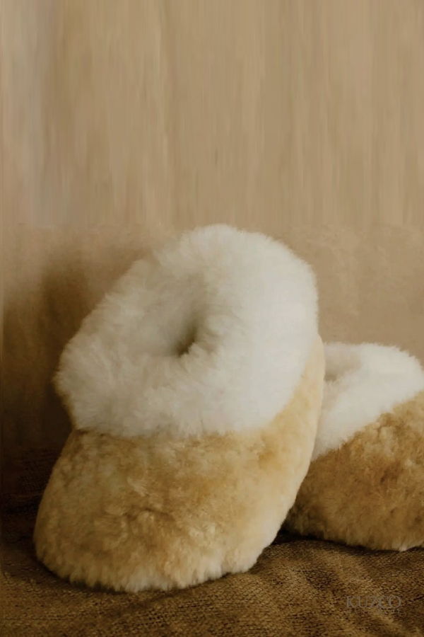 Studio Minimale Alpaca Fur Slippers II
