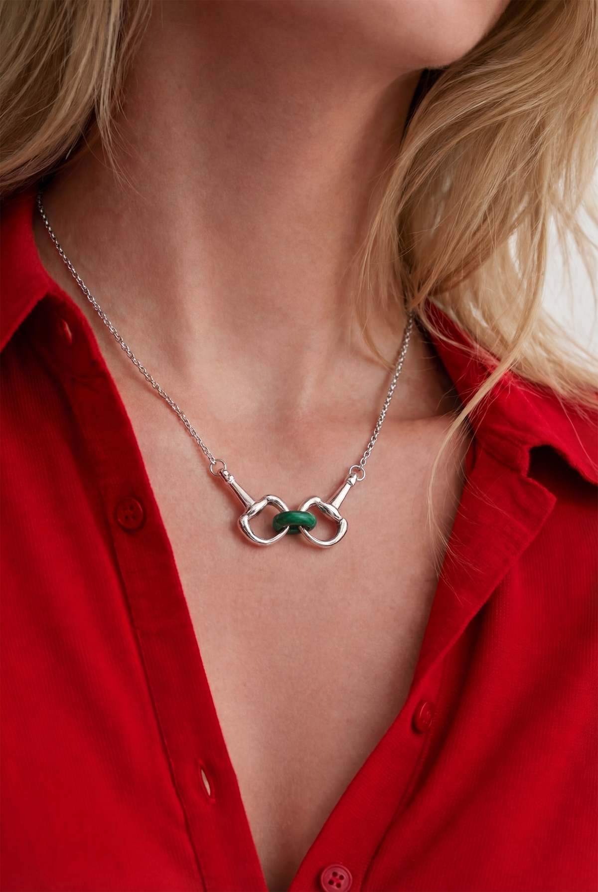 seree Year of the Horse Limited Edition Equestrian Snaffle Bit Necklace - Image 2 of 7