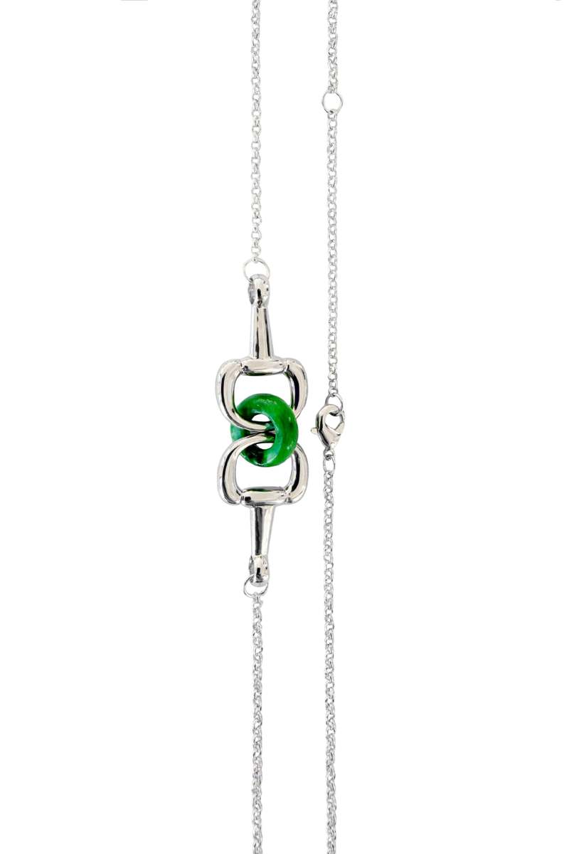 seree Year of the Horse Limited Edition Equestrian Snaffle Bit Necklace