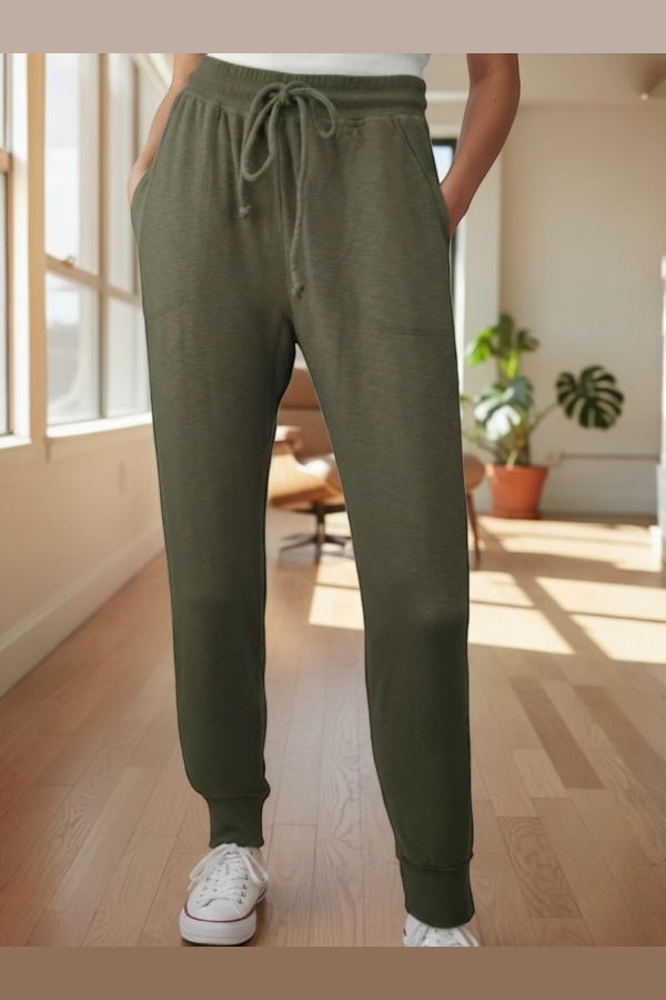 Crown Jewel Pocket Jogger - Olive