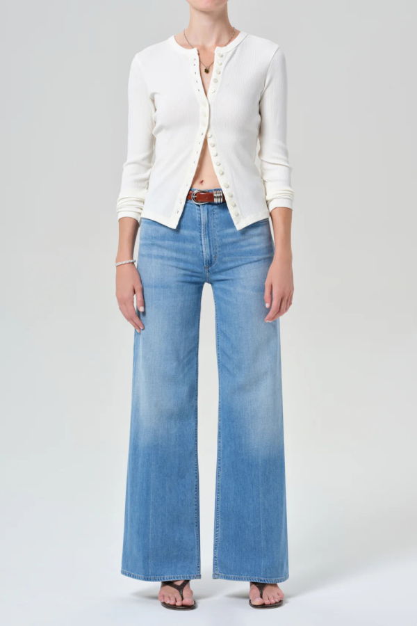 Citizens of Humanity Lyra Wide Leg Long Pants - Indigo