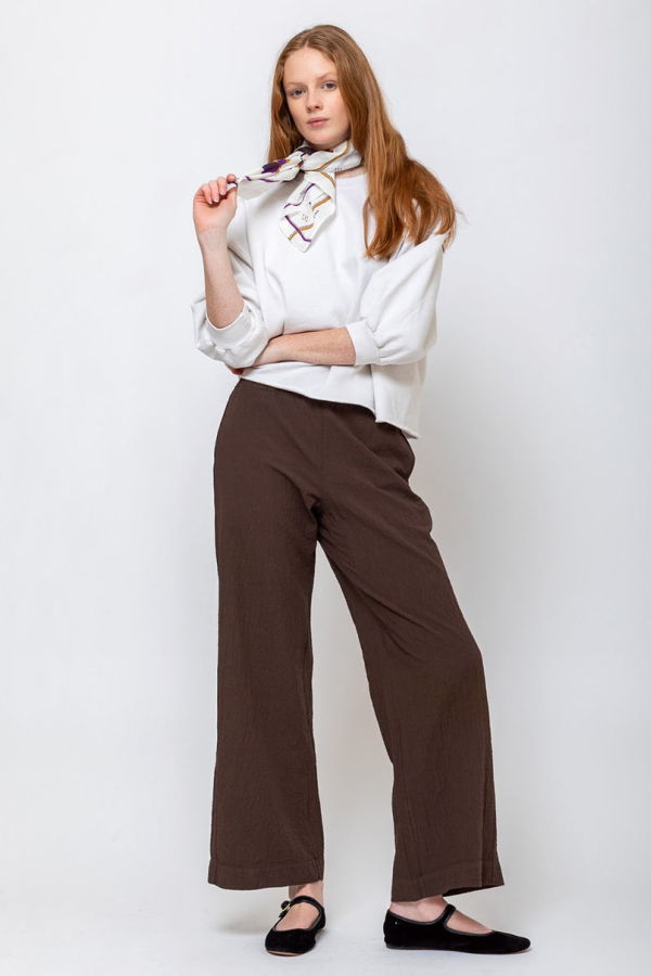 Labo.Art Panta Diana Pants - Maron