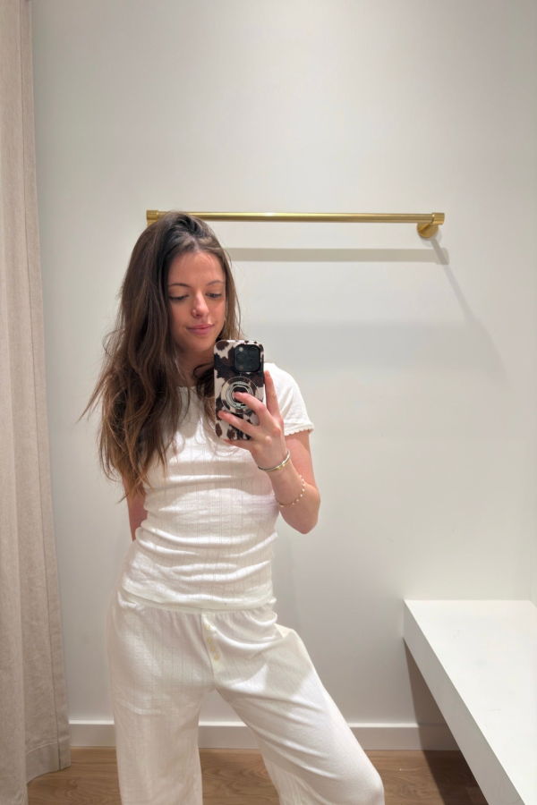 Leset Pointelle Boxer Pant