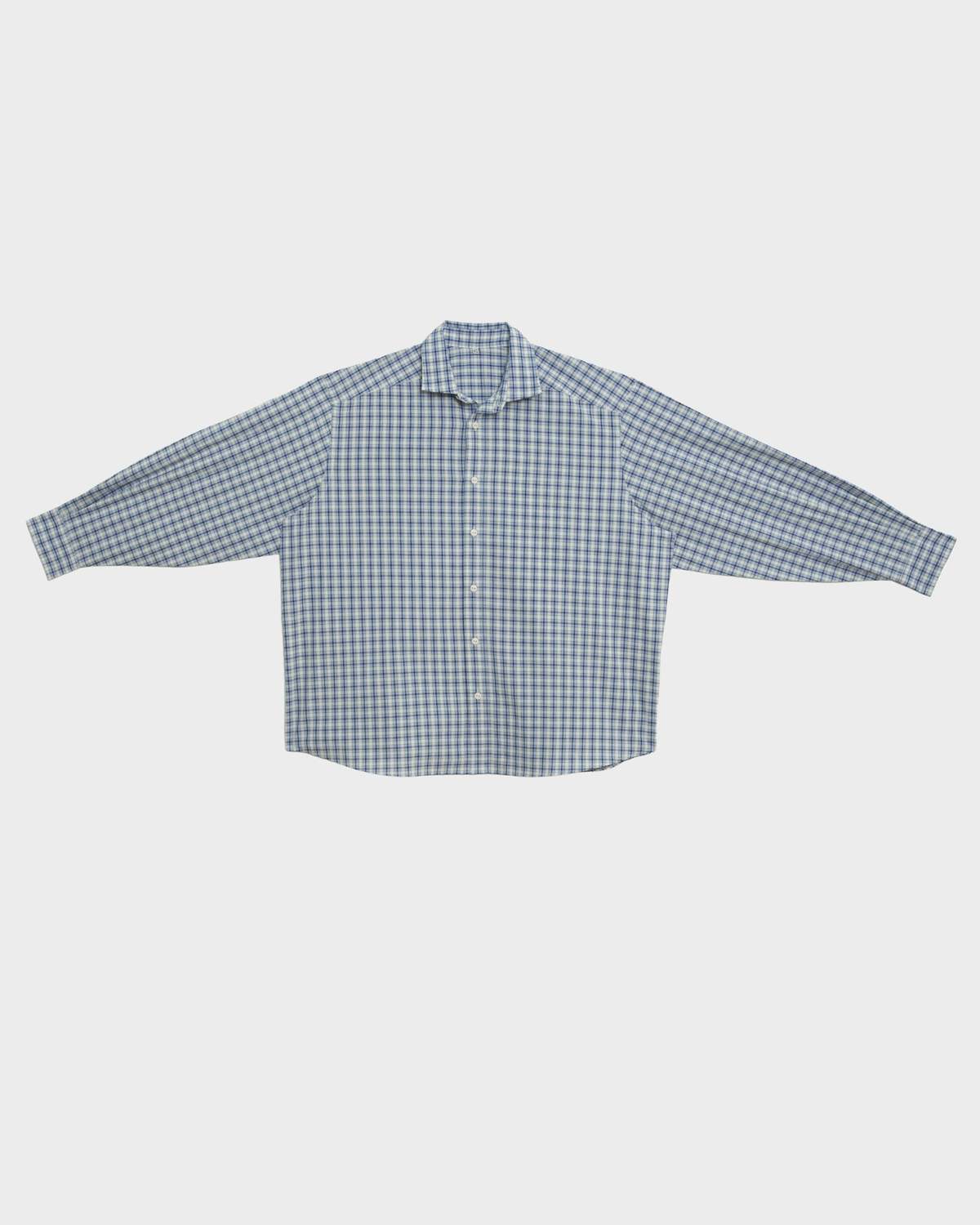 Baserange Claude Shirt - Blue Check - Image 3 of 3