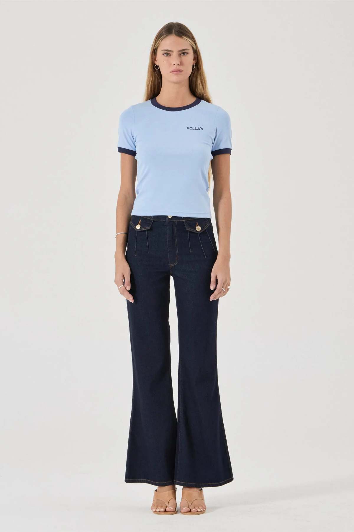 Rollas Eastcoast Flare Jeans - Madame Braid - Image 1 of 5