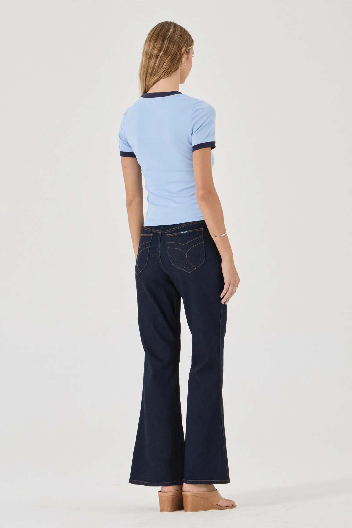 Rollas Eastcoast Flare Jeans - Madame Braid - Image 4 of 5