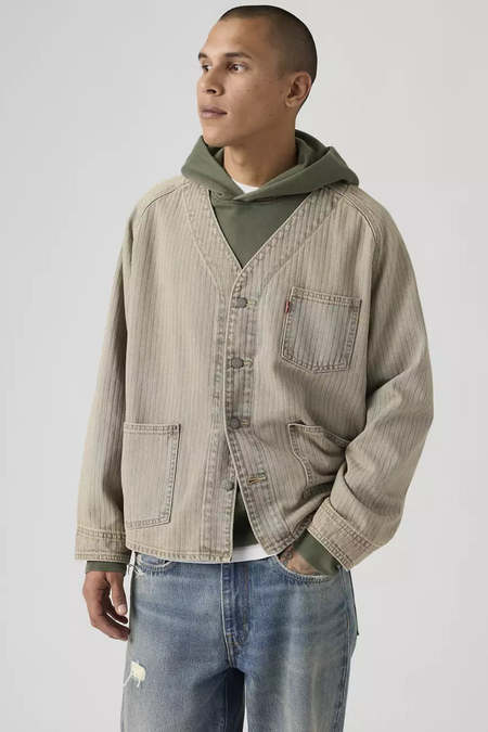 Doublet Zip up Stripe Cardigan - Multicolor | Garmentory