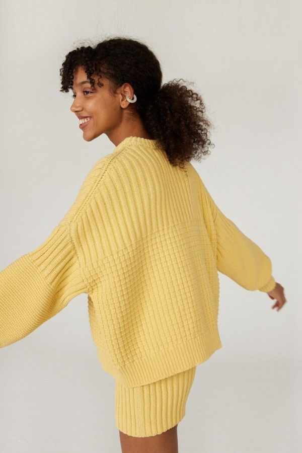 The Knotty Ones Delčia Sweater - Lemon