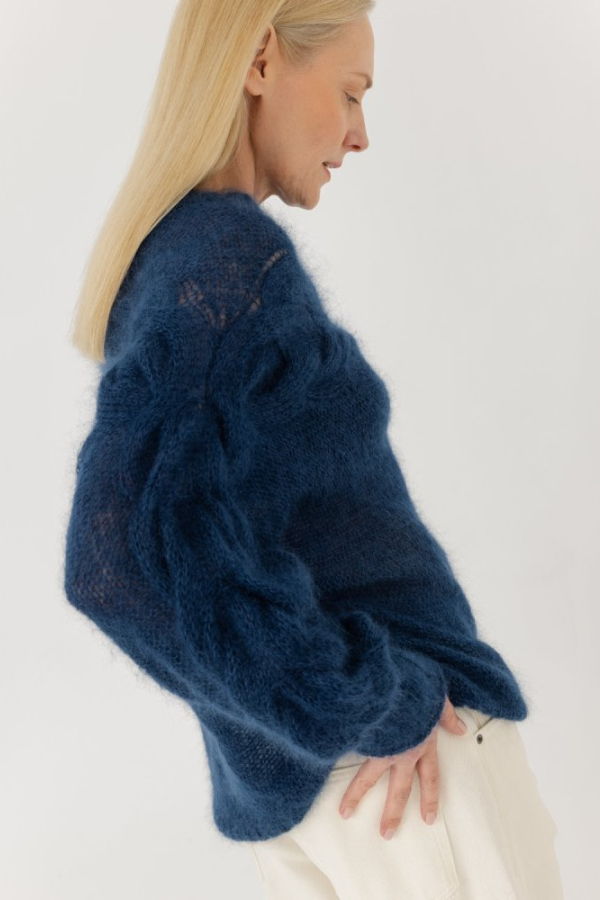The Knotty Ones Jūra Sweater - Midnight Blue