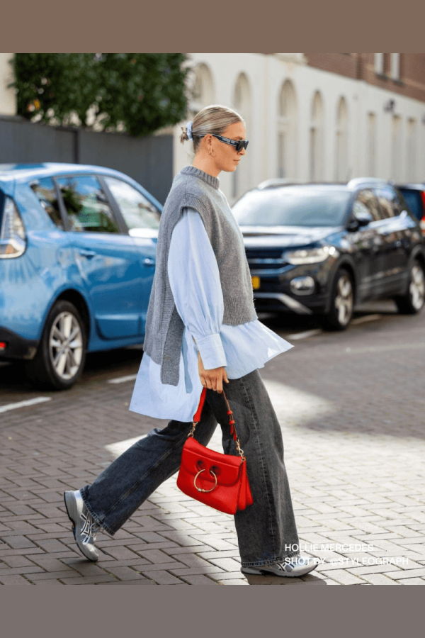 The Knotty Ones Kalvos Merino Wool Vest - Dove Grey 