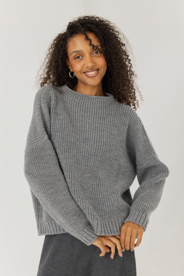 The Knotty Ones Laums Sweater - Fog Grey