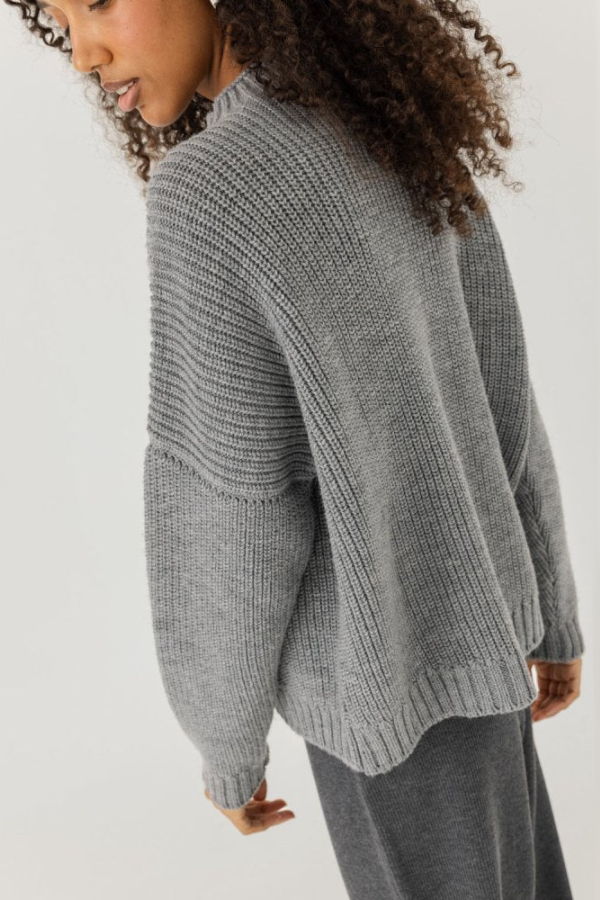 The Knotty Ones Laums Sweater - Fog Grey