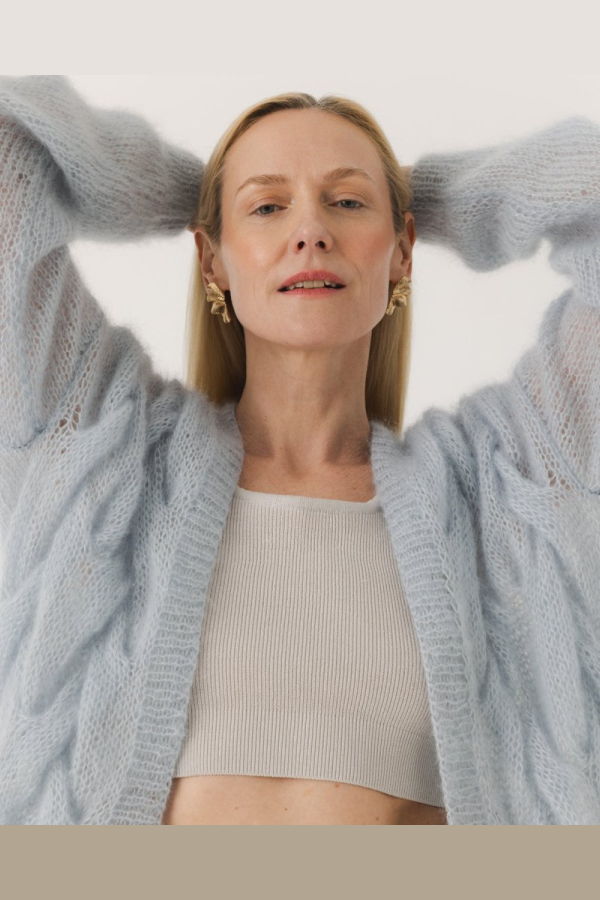 The Knotty Ones Twisted Erik Cardigan - Dew