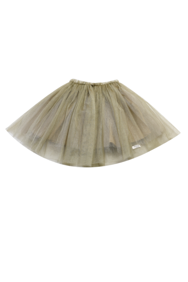 KIDS Donsje Pien Skirt - Dusty Green Metallic