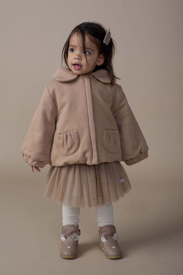 KIDS Donsje Pien Skirt - Rose Mocha Metallic