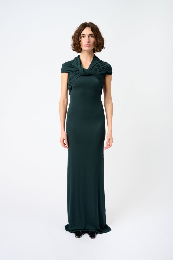 TOVE The Lorna Dress - Dark Green
