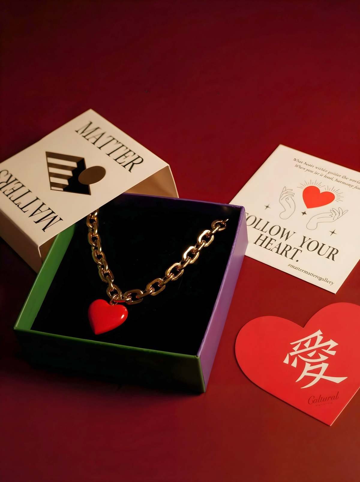 MATTER MATTERS Follow Your Heart Bold Chain Bracelet - Image 3 of 6