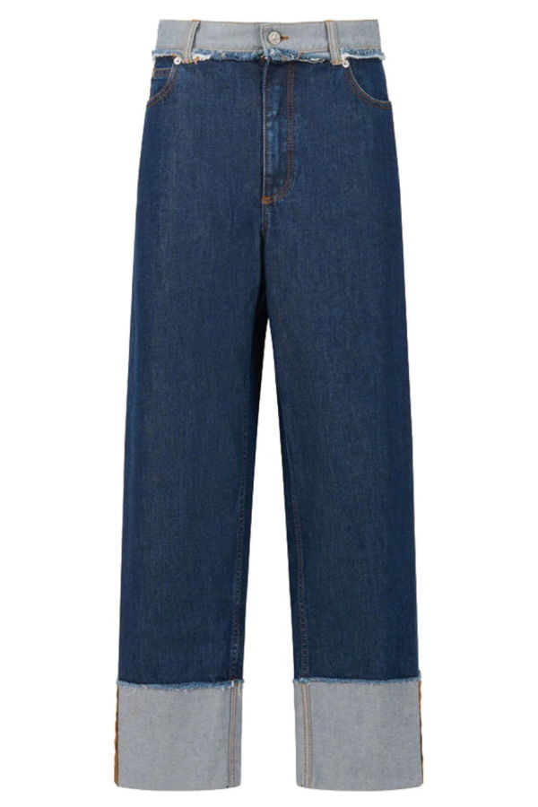 Marni Blue Denim Inside-Out Jeans - Medium Wash Denim