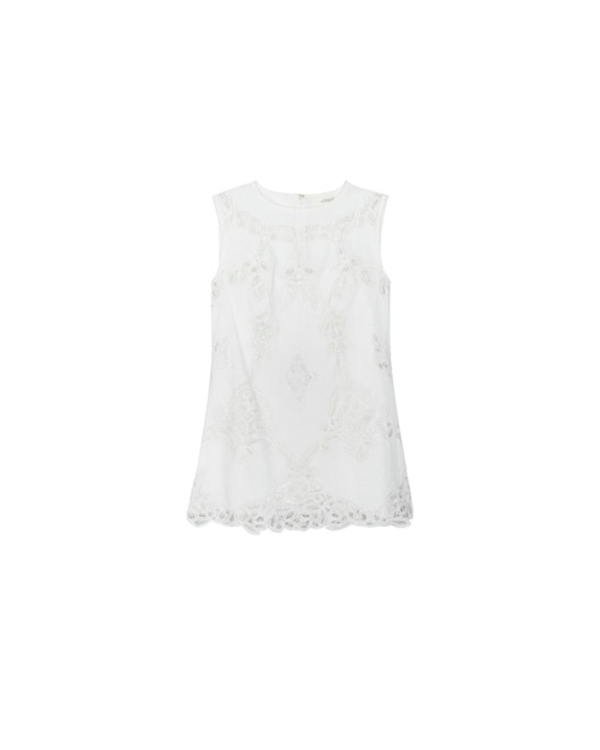 The Great. Picnic Shift Dress - Cream