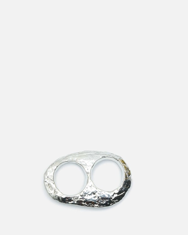 HOMME PLISSE ISSEY MIYAKE Double Cavern Ring