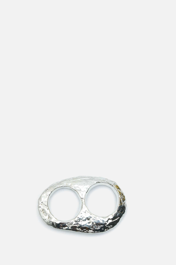 HOMME PLISSE ISSEY MIYAKE Double Cavern Ring
