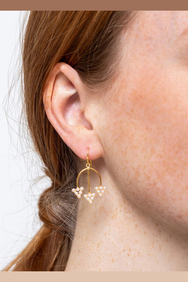 Decor et Decor Triton Pearl Earrings