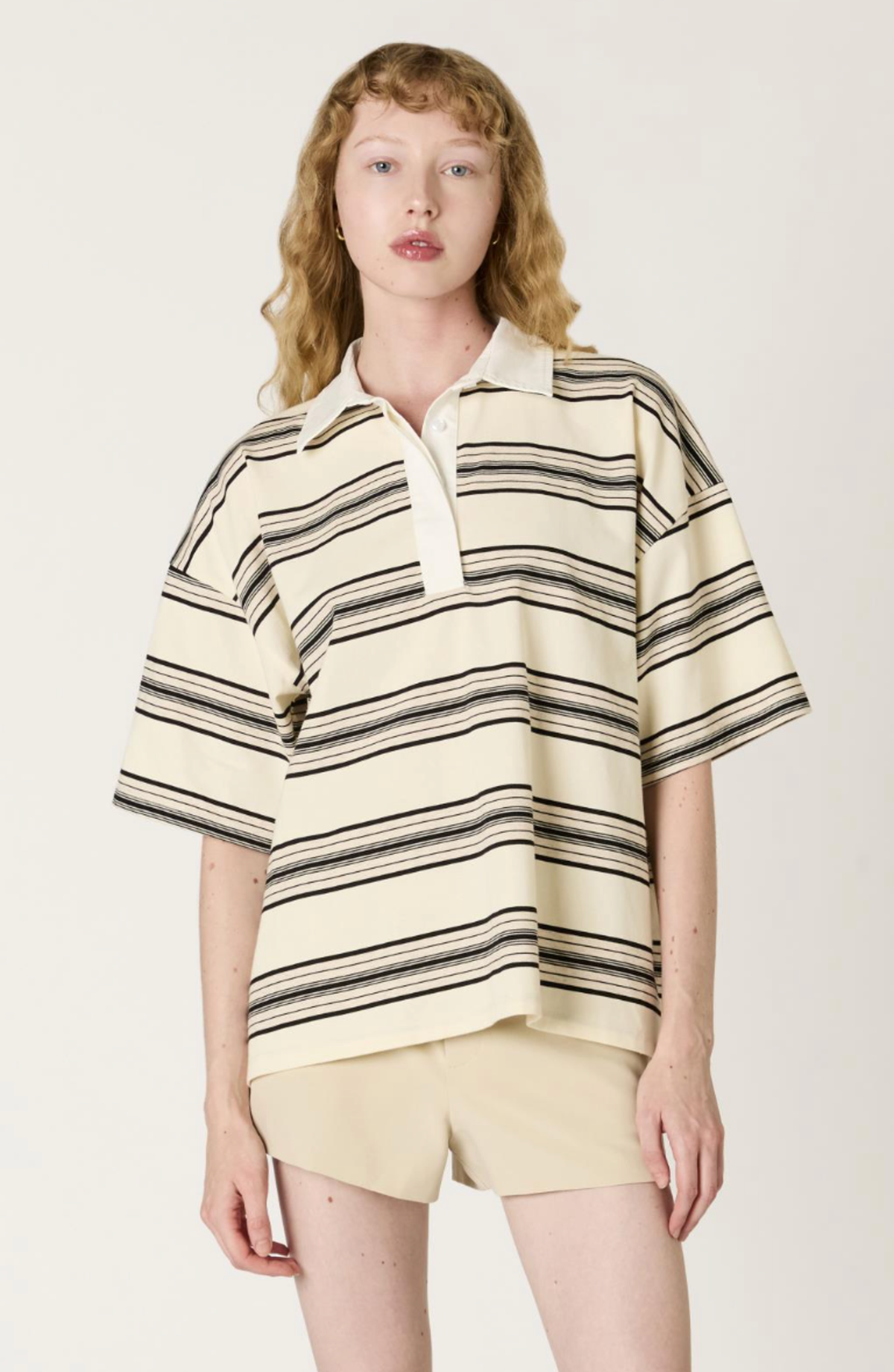 NIA Oat Stripe Ronda Top - Image 1 of 3