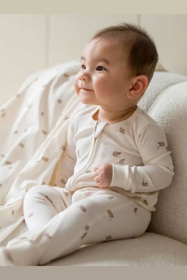 KIDS colored organics Peyton Zipper Sleeper