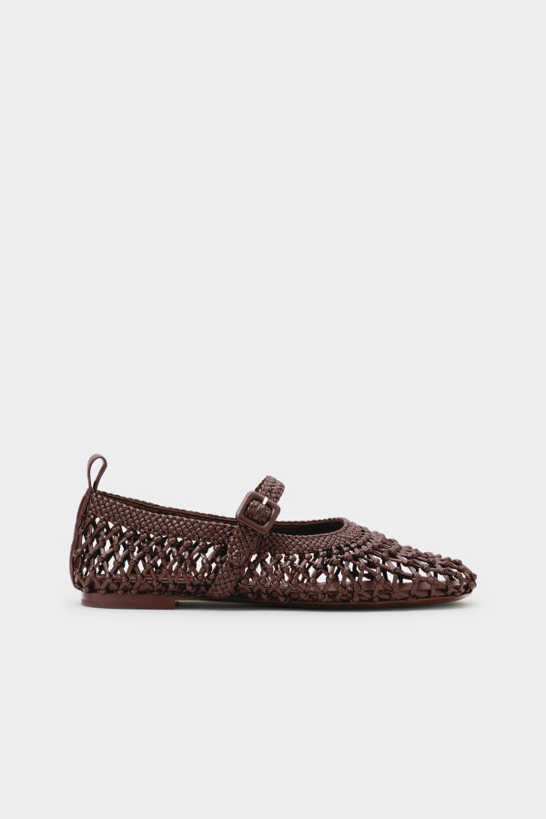 Simon Miller Knotted Riad Flats - Chocolate