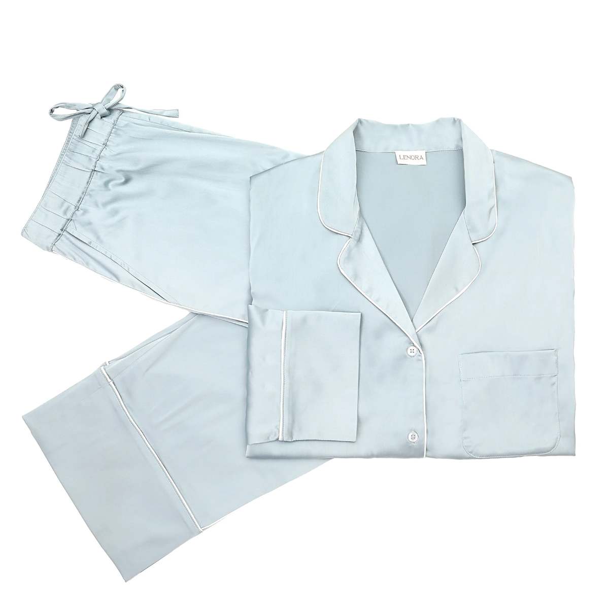 Lenora Classic Chloe Satin Pajamas - Image 1 of 3