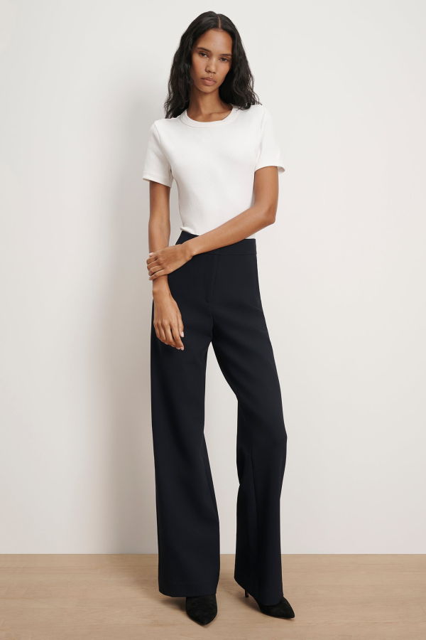Veronica Beard Tonelli Pant - Navy