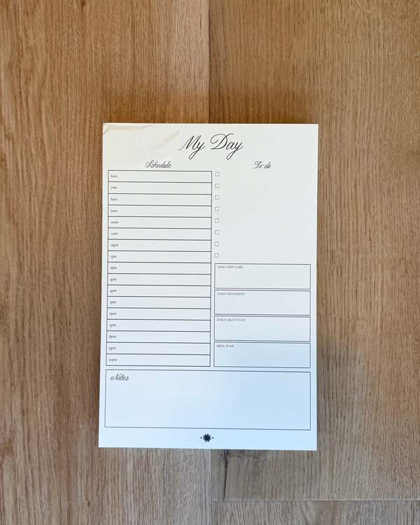 Snderhaus Daily Planner Pad Classic Notepad