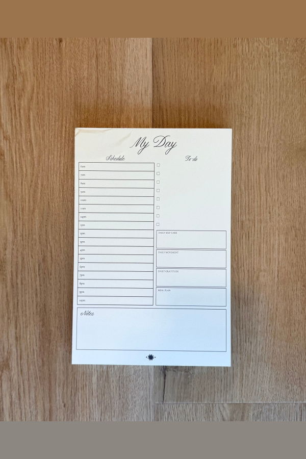 Sønderhaus Daily Planner Pad Classic Notepad