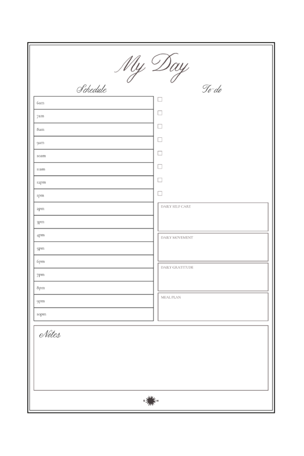 Sønderhaus Daily Planner Pad Classic Notepad