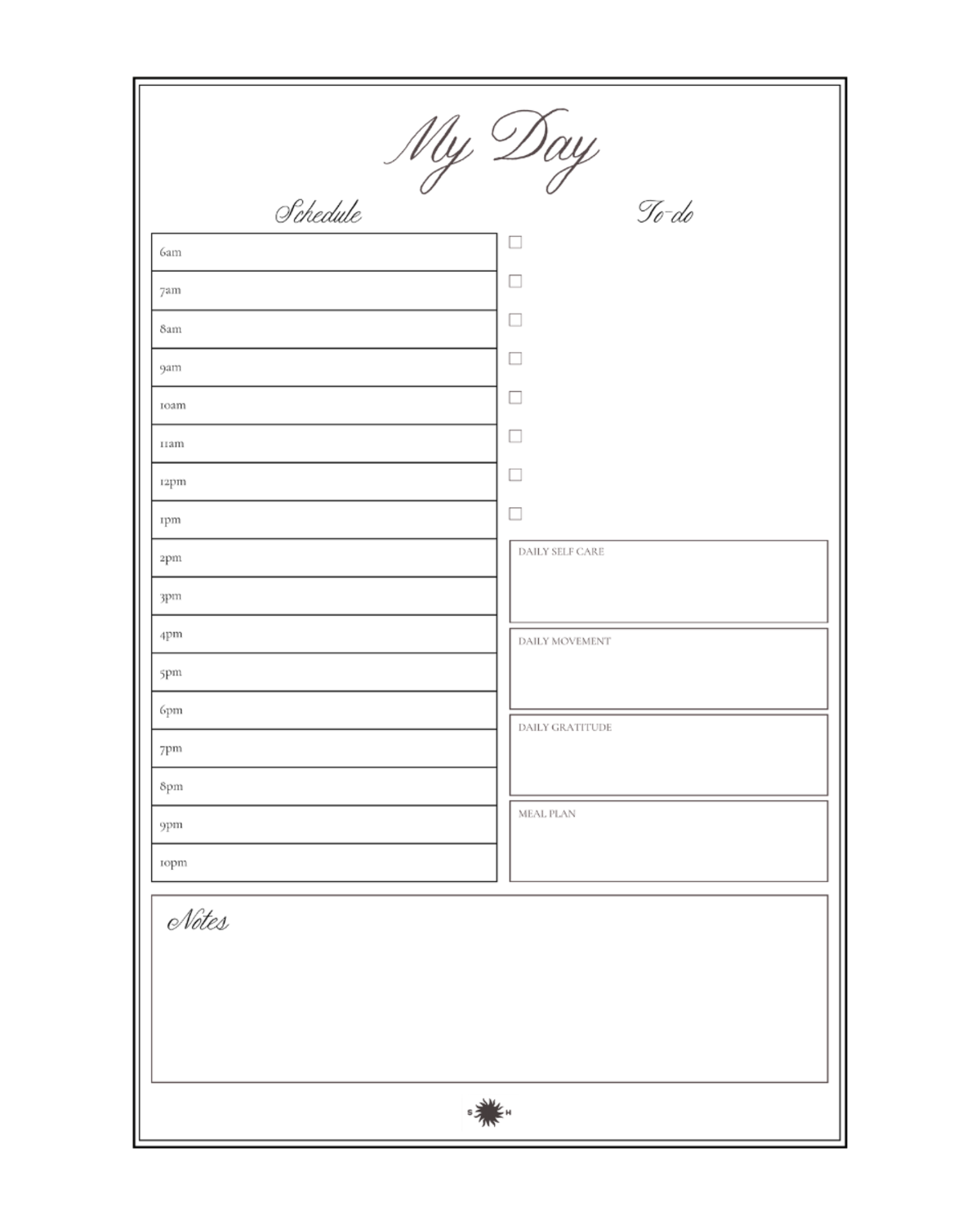Sønderhaus Daily Planner Pad Classic Notepad - Image 2 of 2