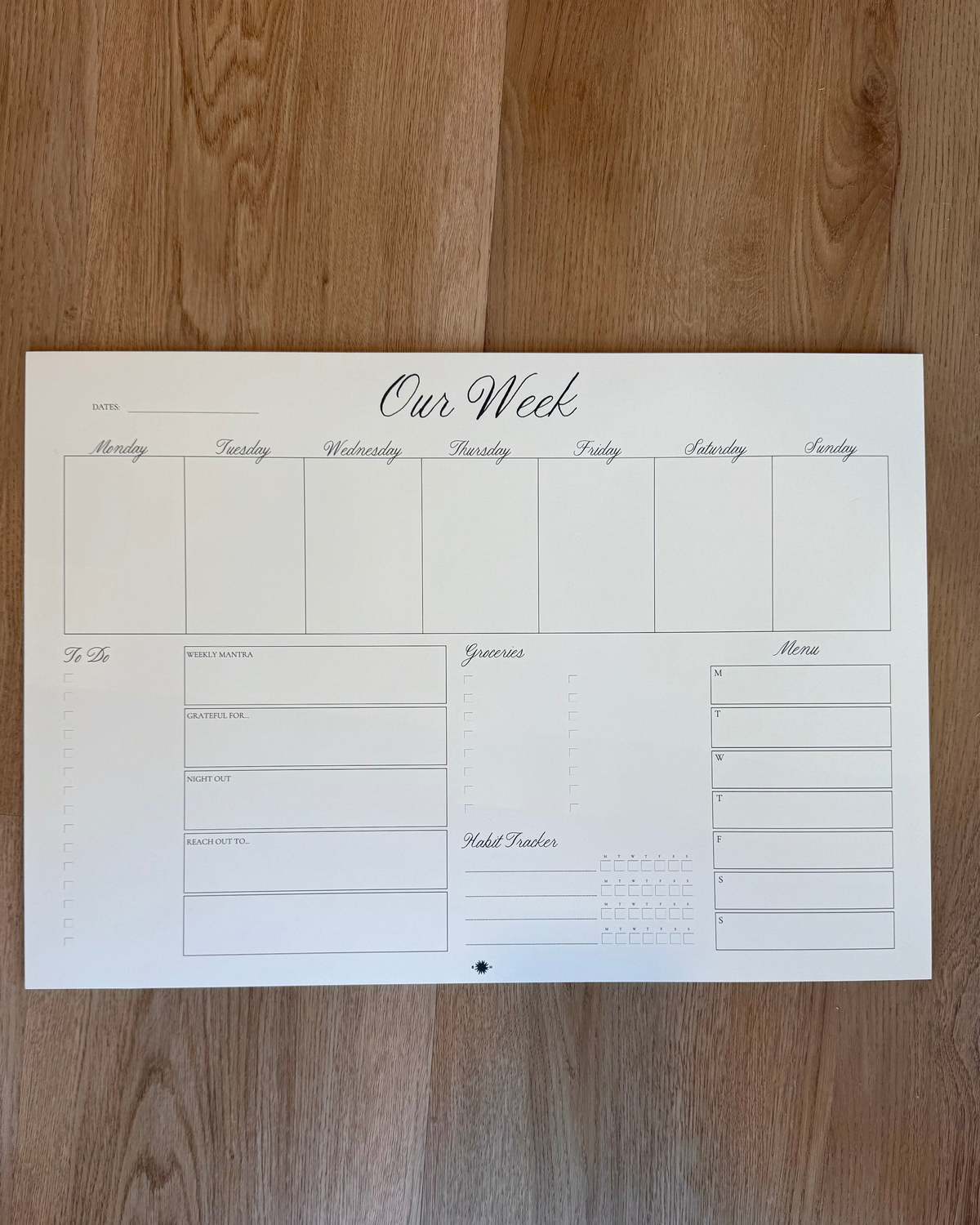 Sønderhaus Our Week Planner - Classic Weekly Planner - Image 1 of 2