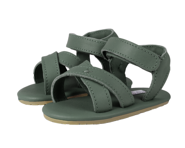KIDS Donsje Tobi Sandals - Green Bay Leather