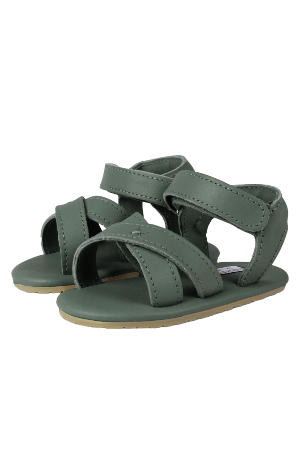 KIDS Donsje Tobi Sandals - Green Bay Leather