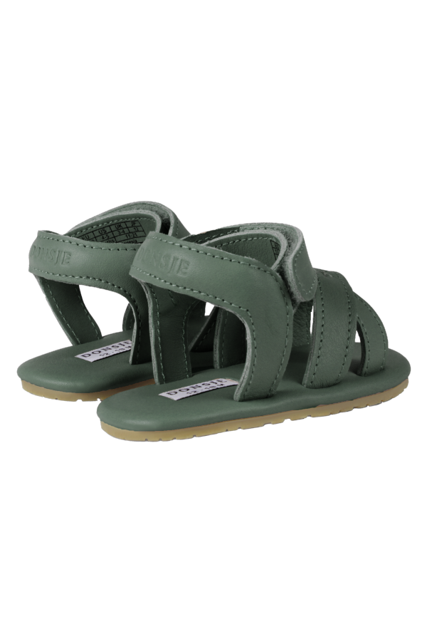 KIDS Donsje Tobi Sandals - Green Bay Leather
