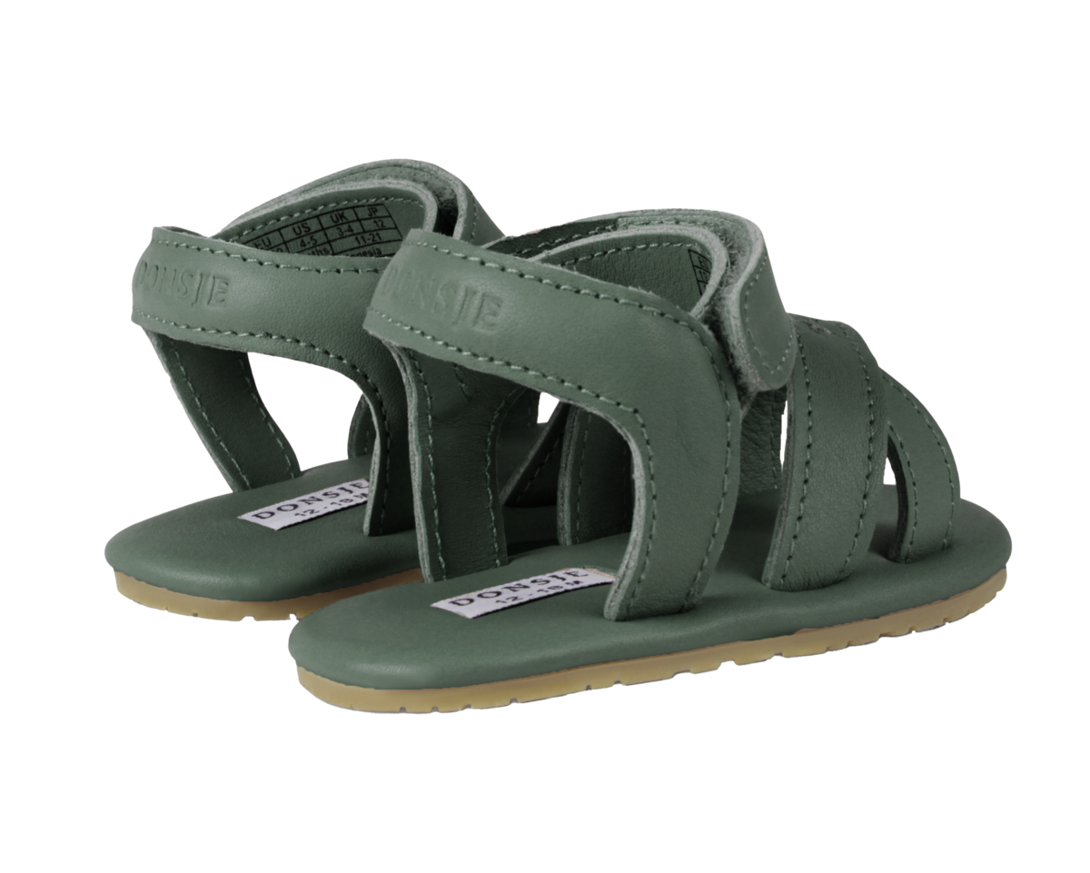 KIDS Donsje Tobi Sandals - Green Bay Leather - Image 2 of 5